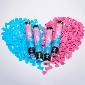 Gender Reveal Confetti Popper – Boy or Girl Handheld Party Cannon