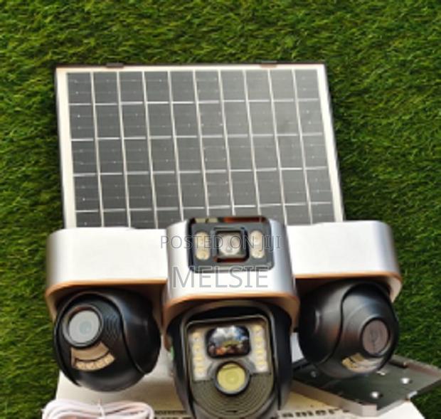 4g Triple Lens CCTV Security Camera Outdoor Camera - main view