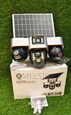 Smart 4g Triple Lens Solar PTZ Camera Rotatable With App V380