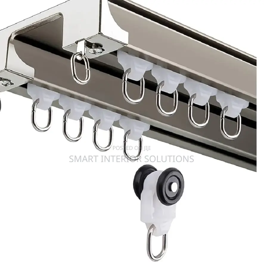 Double Straight Curtain Rails