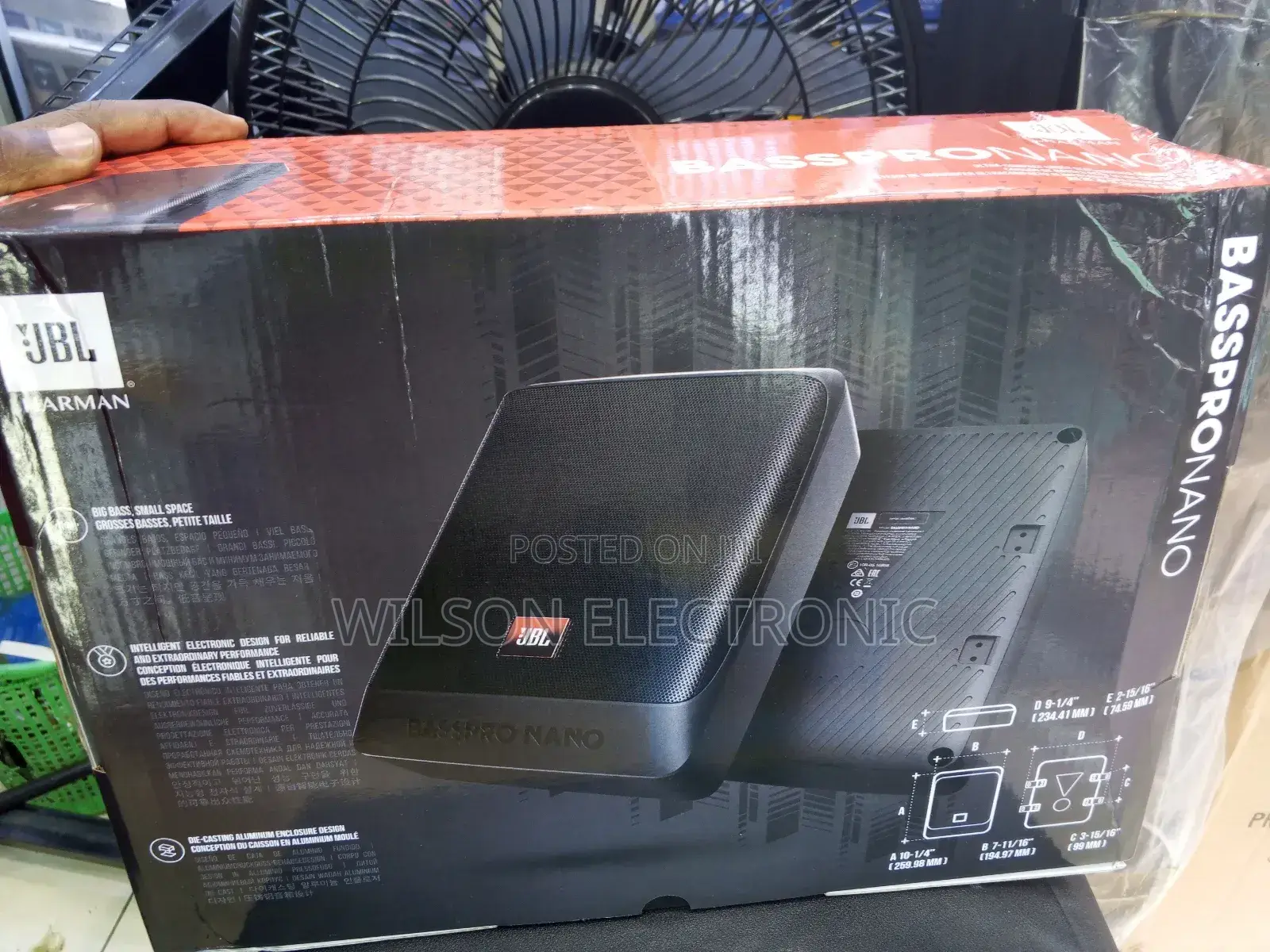 JBL Under Seat Subwoofer. 200w