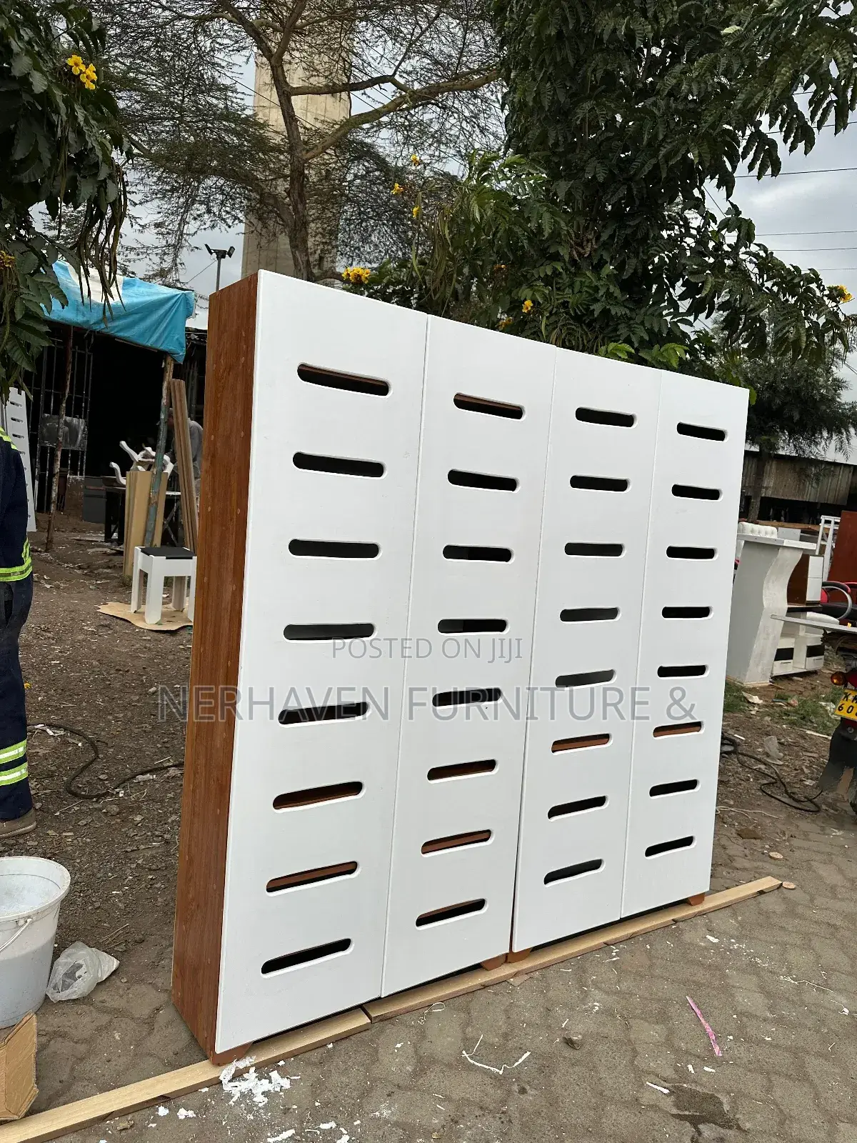 Minimalist Shoe Rack With 4 Doors – Perfect Home Fit
