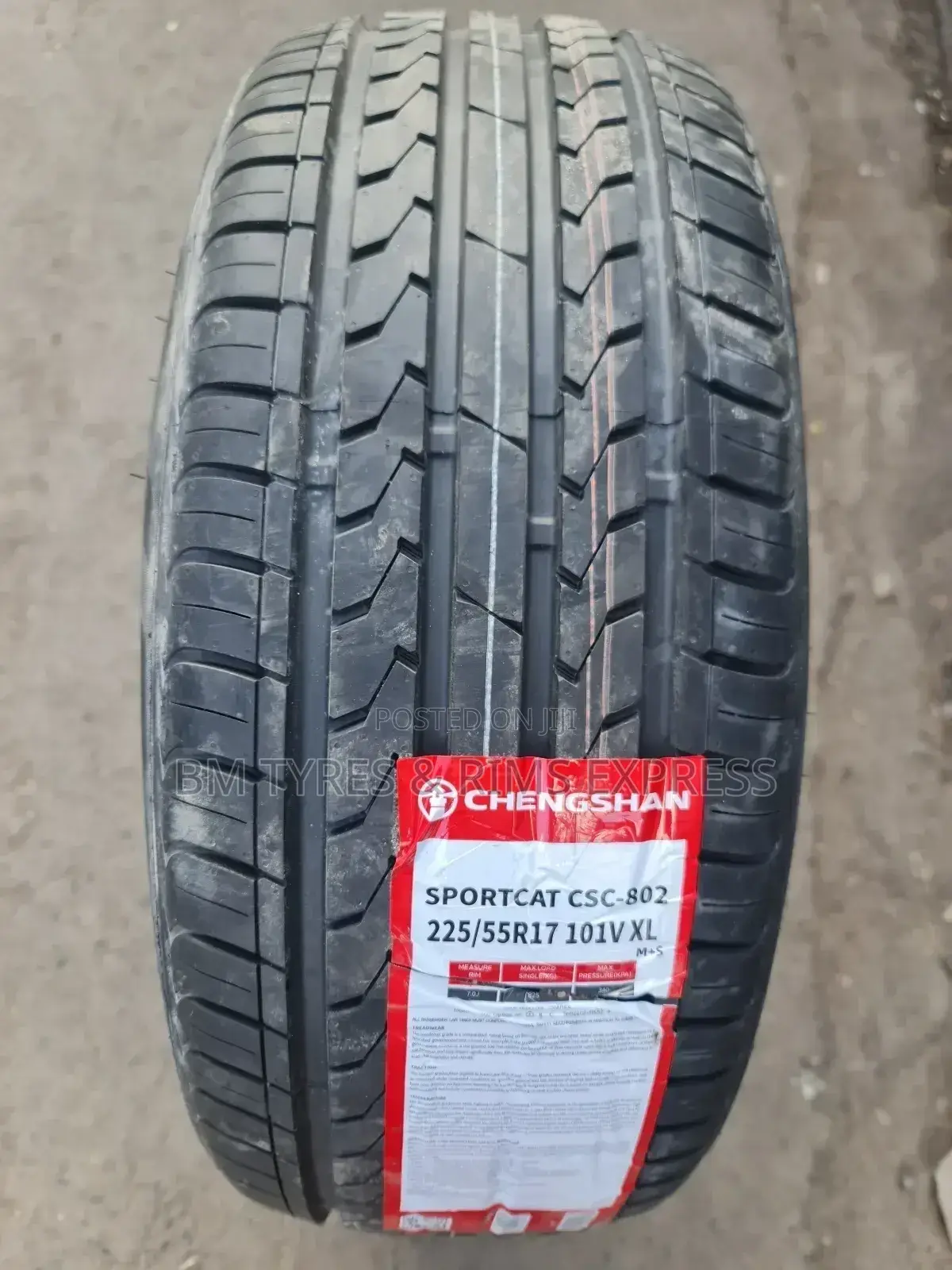 225 /55 R17 Chengshan Tyres.
