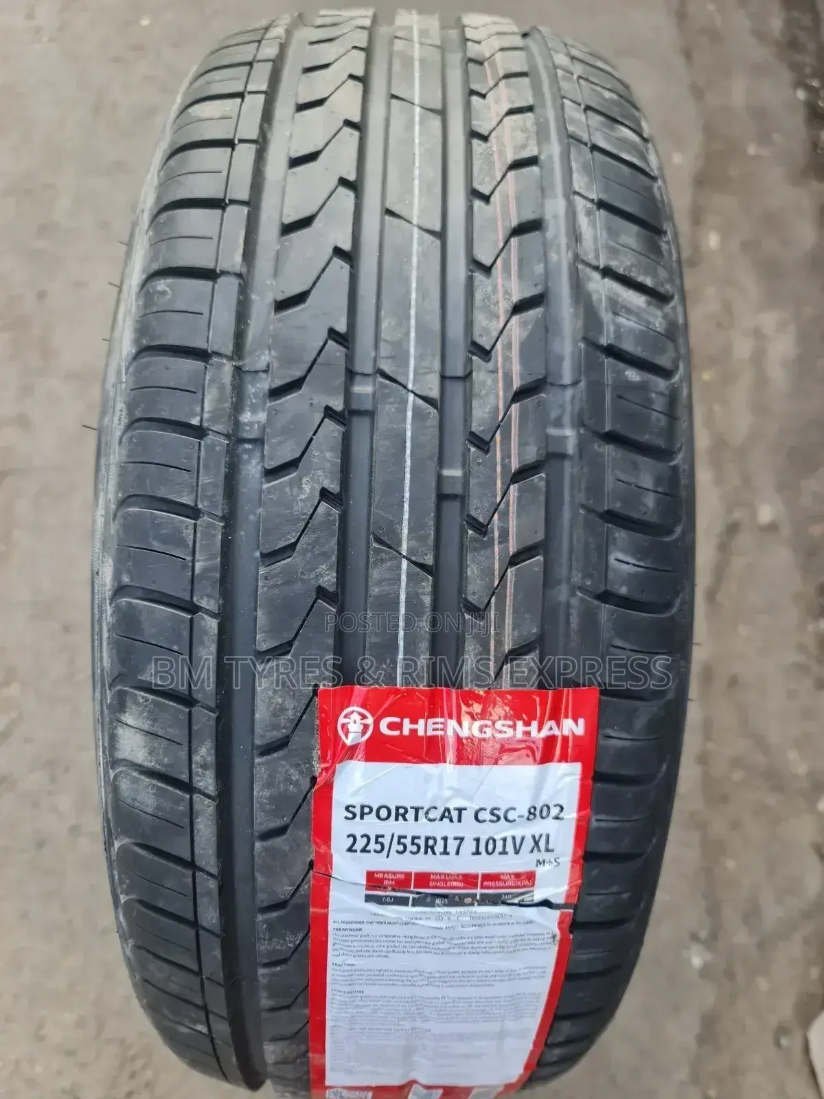 225 /55 R17 Chengshan Tyres.