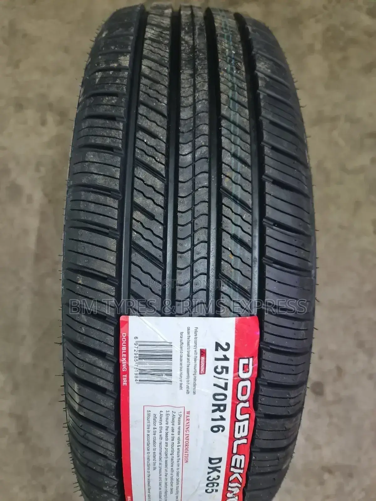 215 /70 R16 Doubleking Tyres (Highway Terrrain)