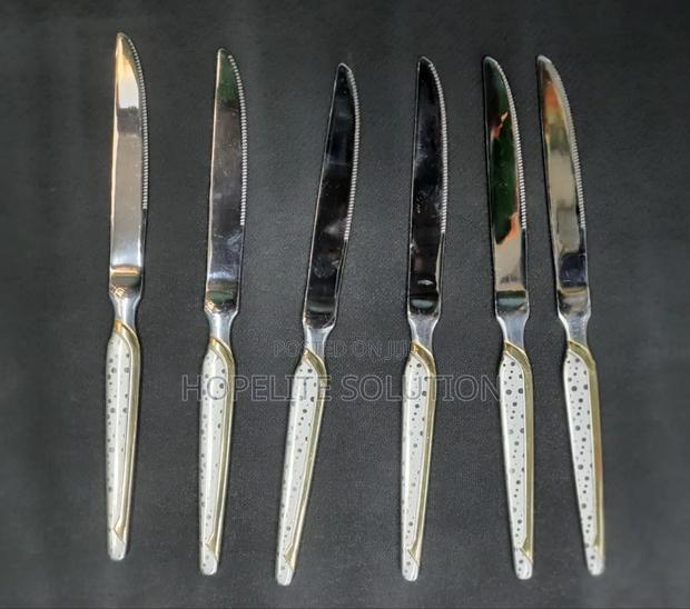 Boyuan Heavy Stainless Steel Gold Line Cutlery Set