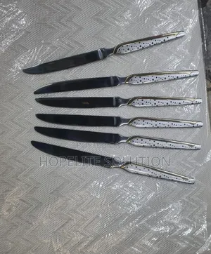 Boyuan Heavy Stainless Steel Gold Line Cutlery Set