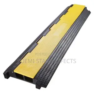 1m 2-Channel Cable Ramp Protector – Heavy Duty Cable Cover
