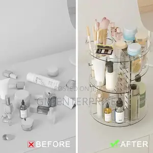 Women's Rotating Makeup Organizer Makeup/.Cosmetic Organizer