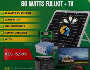 Full Solar Kit 80watts Plus 24" Tv - thumbnail 2