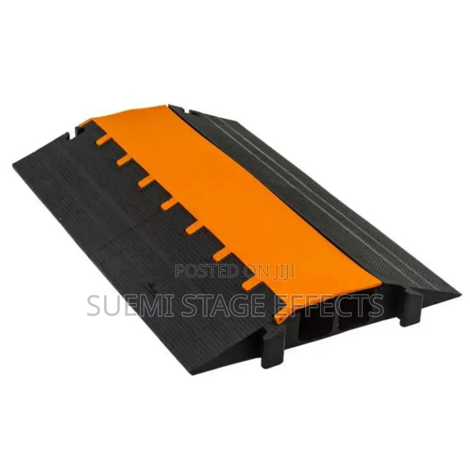 1m Heavy-Duty 2 Channel Cable Ramp Protector – Durable Safe