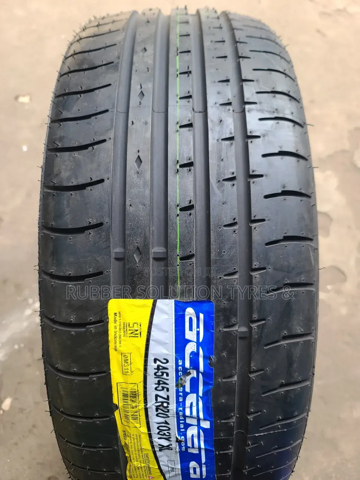 245 /45 R20 Accelera Tyres 103y X/L Made in Indonesia