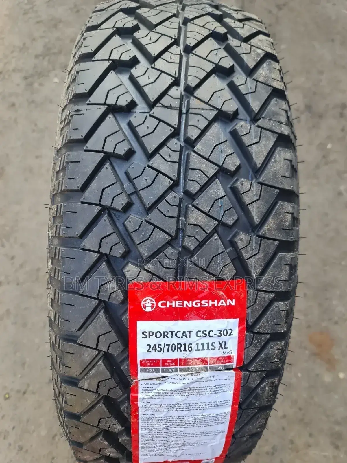 245 /70 R16 Chengshan