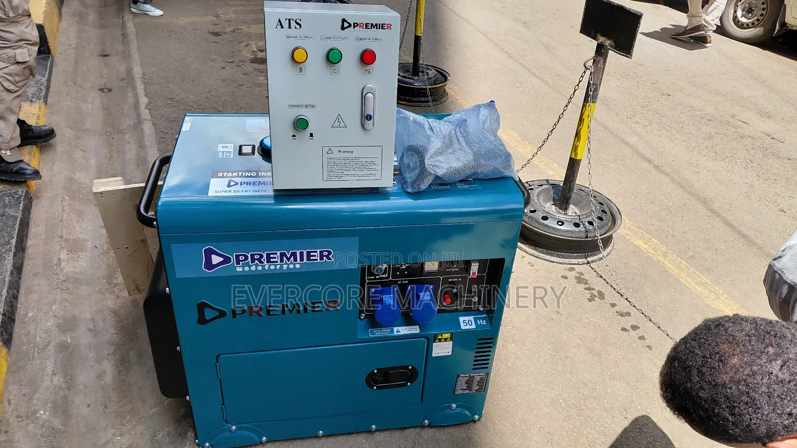 Premier 10kva Diesel Silent Generator With Ats Single Phase.