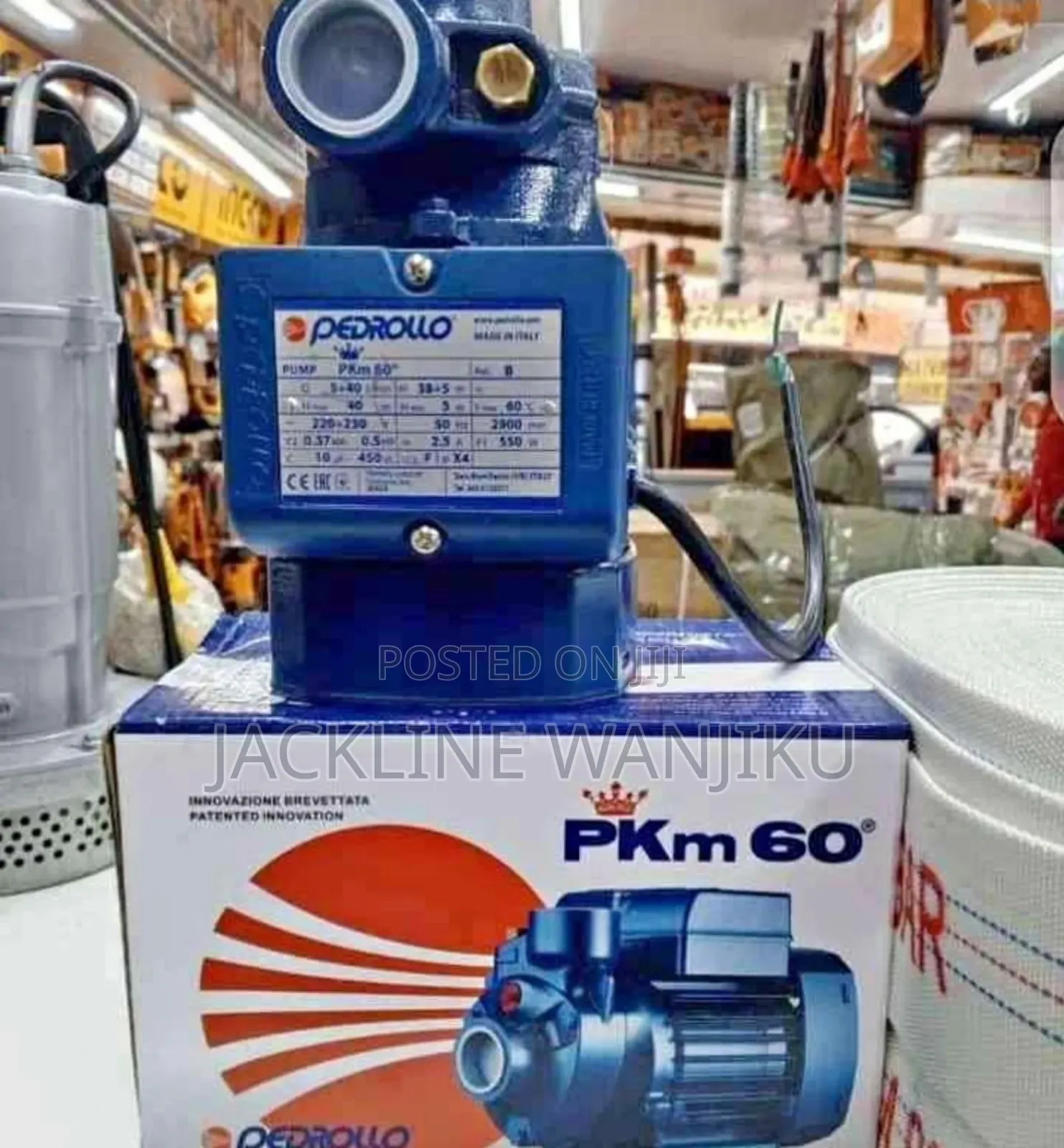 Pedrollo 0.5hp Water Pump