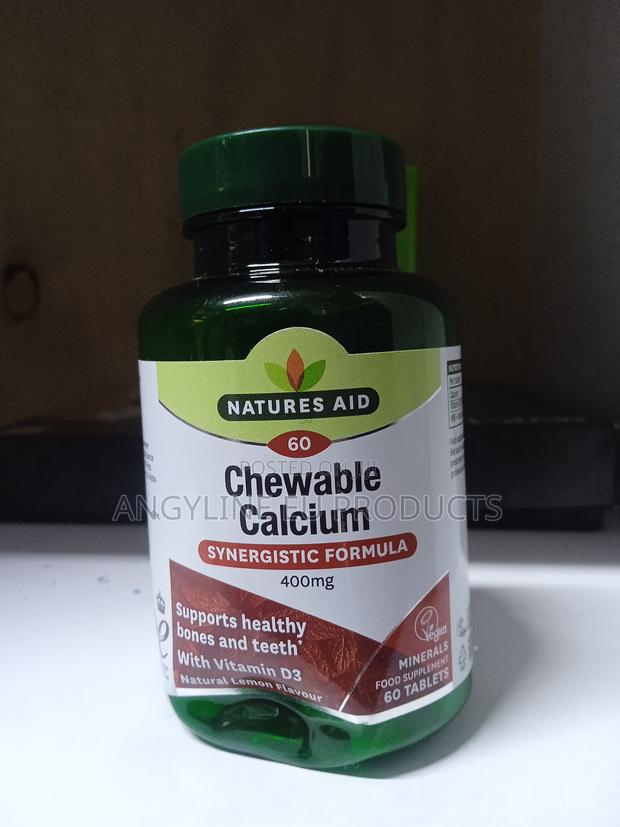 Chewable Calcium 400mg With Vitamin D3- 60 Lemon Flavoured Tablets