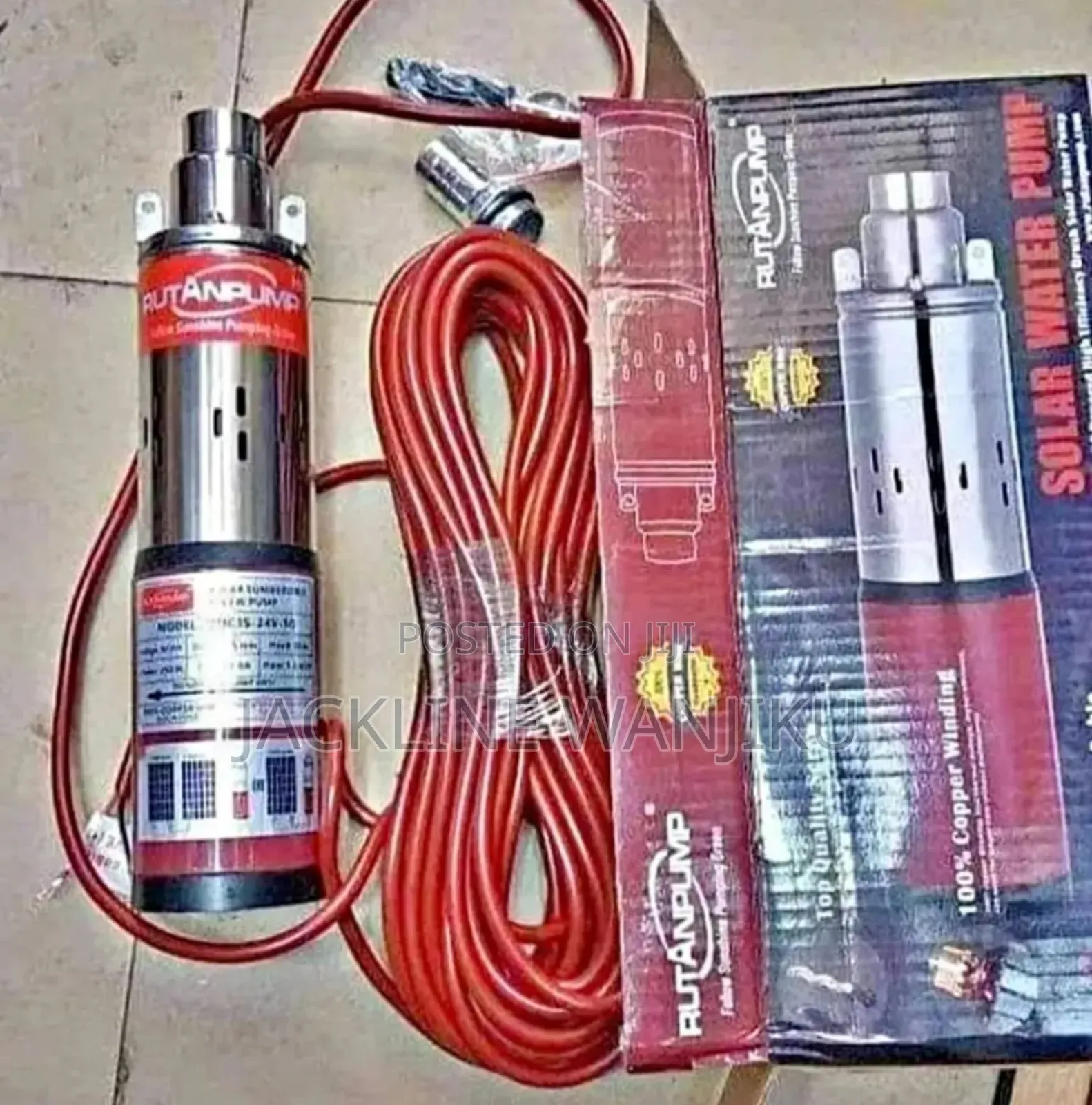 Rutan Submersible Water Pump/ 250w 50m Solar Pump Submersible