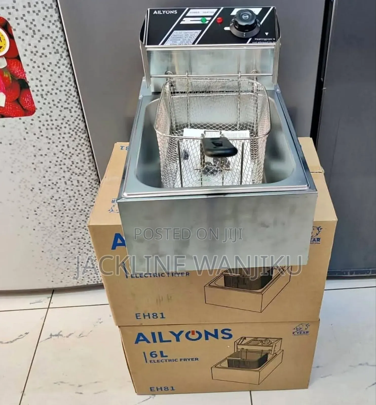 Ailyons Single Deep Fryer / Chips Fryer Single