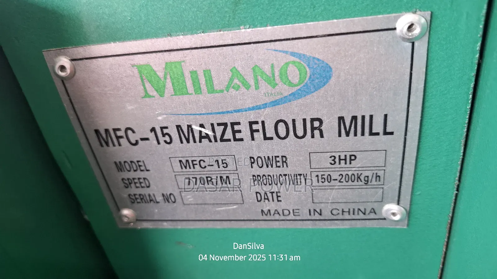 7.5hp Grade 1 Roller Mill