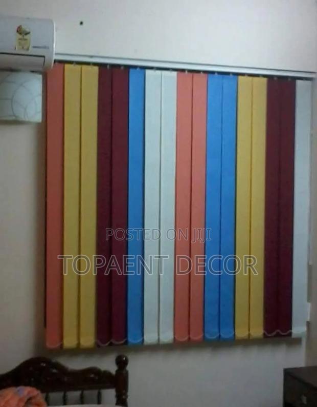 Blended Colour Slats For Vertical Office Window Blinds - main view