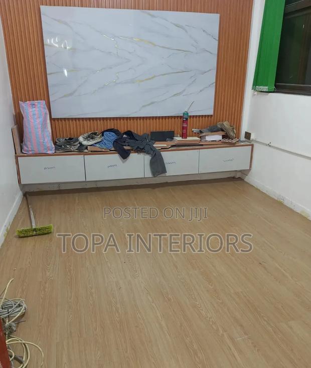 Light Brown Mikeka Ya Mbao Luxury Waterproof Vinyl Flooring Tiles