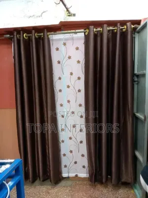 Dark Brown Elegant Curtains for All Windowd