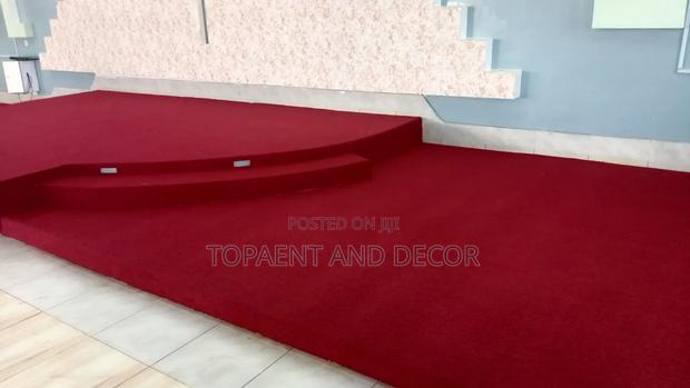 Non Slip Pulpit Wall to Wall Carpet Installation - main view