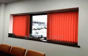 Soft Touch Vertical Window Shades With Designed