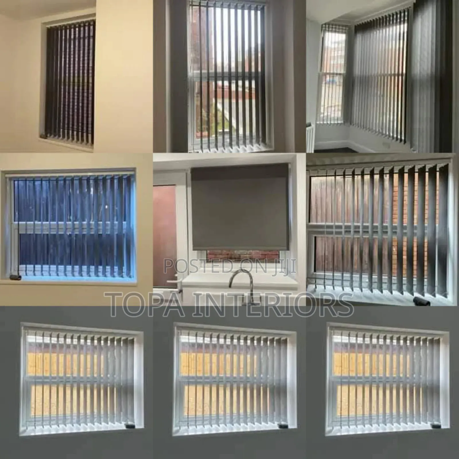 Custom Made Vertical Office Curtains for Office Light Control