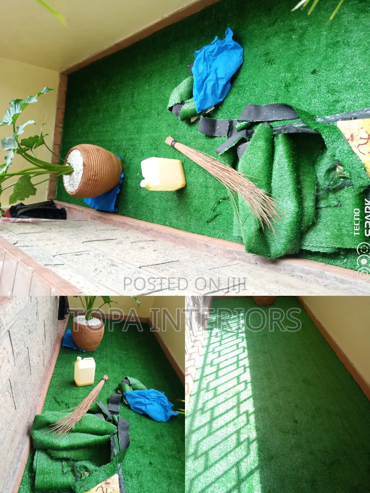 Beautiful Balcony Green Outdoor Rugs Artificial Green Grass Carpets