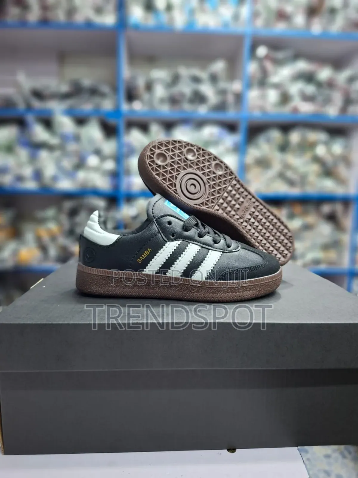 Kids Samba Single Sole Black