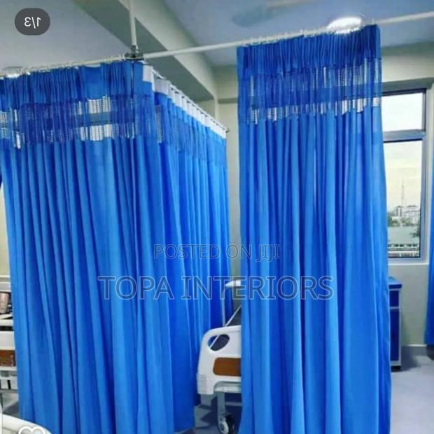 Ward Privacy Sky Blue Hospital Curtains