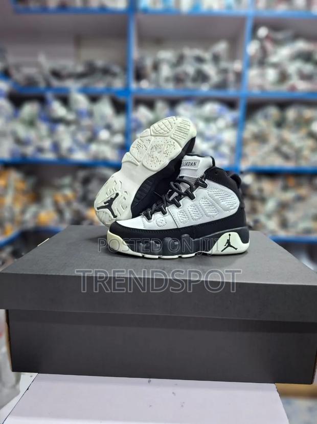 Kids Jordan 9White - thumbnail 3