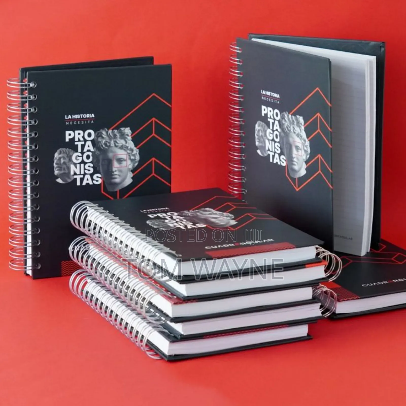 Hard Cover Spiral Bound Notebooks