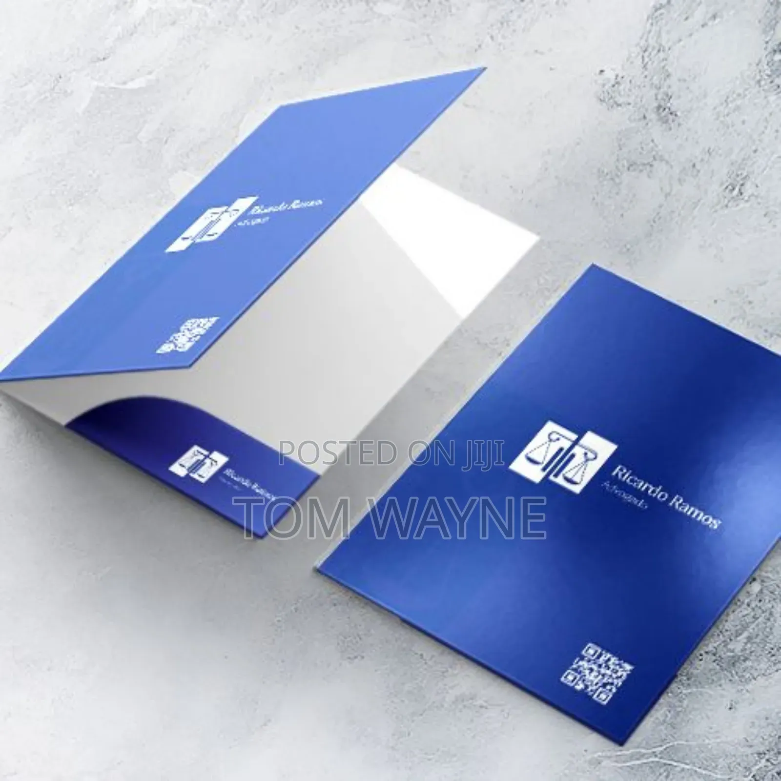 Custom Printed Presentation Folders