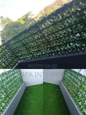 Balcony Sun Breaker Artificial Green Privacy Fence