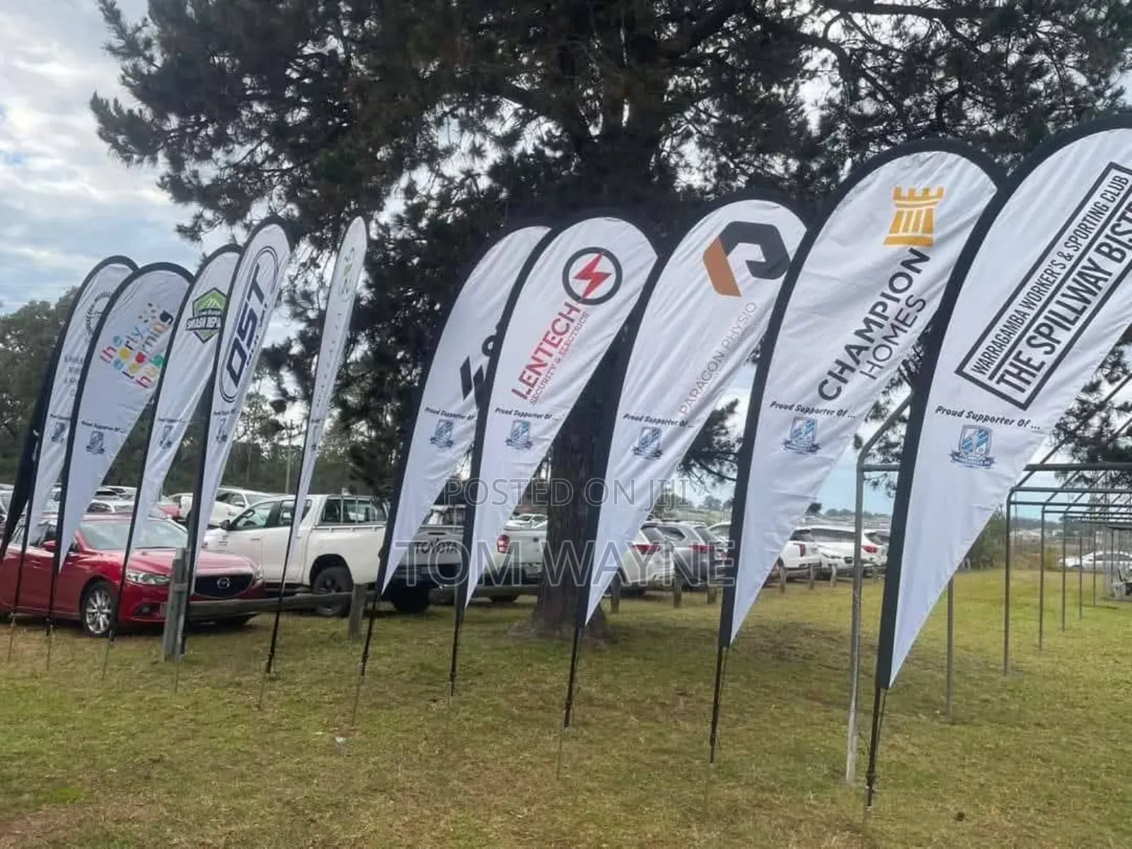 Teardrop Banners Flags Sublimation Printing + 3.5m Stand