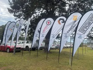 Teardrop Banners Flags Sublimation Printing + 3.5m Stand