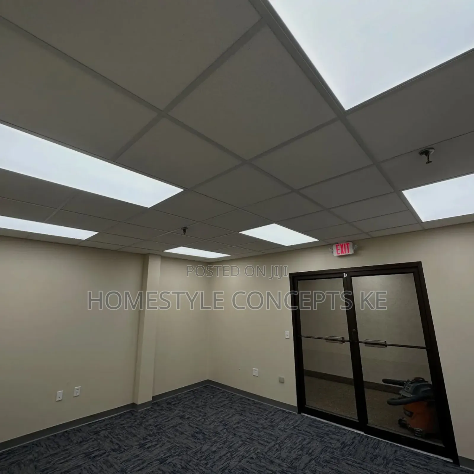Office Interior Lighting and Designs Acoustic Ceilings