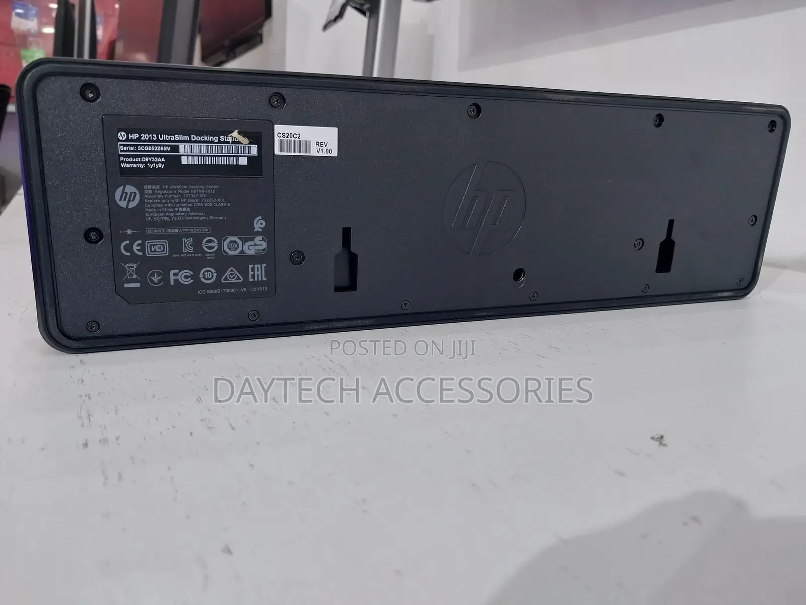 An Hp 2013 Ultraslim Multi-Ports Docking Station.