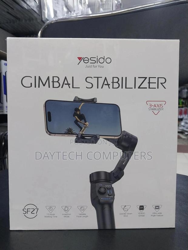 Yesido Sf27 3 Axis Stable Handheld Shooting Stabilizer (Black) - thumbnail 2