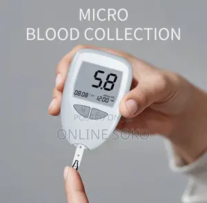 Portable Digital Blood Glucose Meter Kit With 50 Test Strips