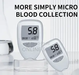 Portable Digital Blood Glucose Meter Kit With 50 Test Strips