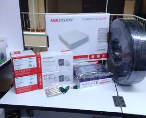 1080p Full Hd 2 Hikvision CCTV Cameras Kit With Night Vision System
