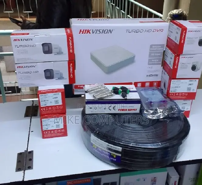 Hikvision CCTV Package 4 Cameras 2mp 1080p Full Hd With Motion Sensor
