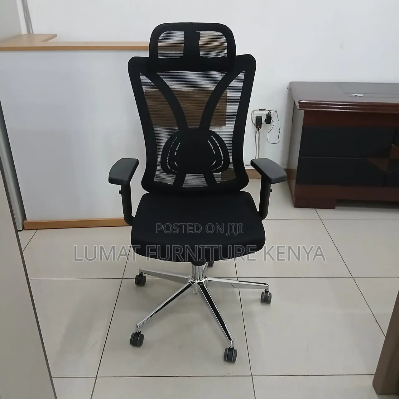 High Back Mesh Recliner Office Seat