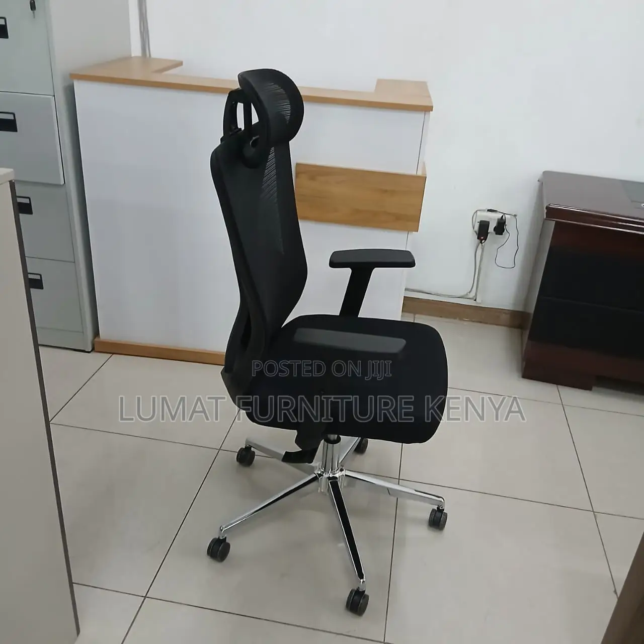 High Back Mesh Recliner Office Seat