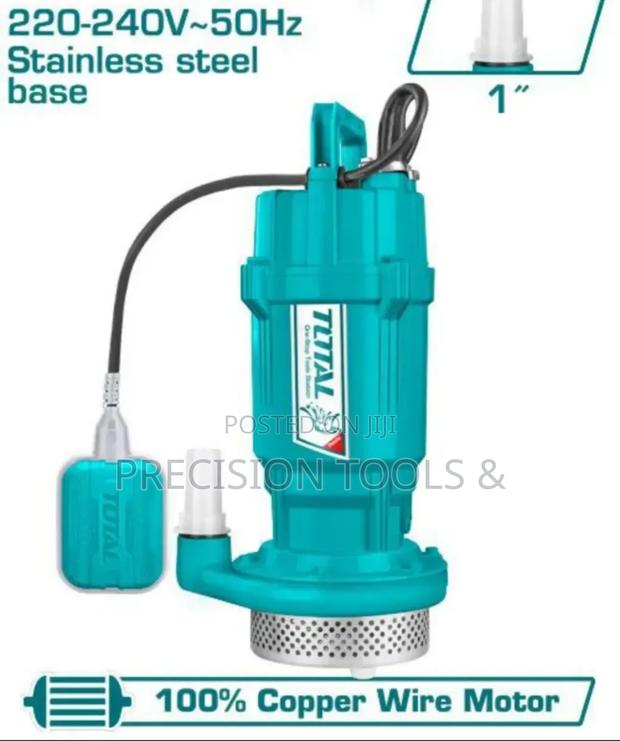 *Total Submersible Pump* Available In 1.0hp 32mtrs Head, 750w