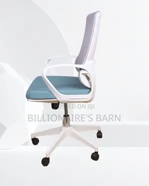 Space-Saving Plush White | Chair | Perfect for Home Office