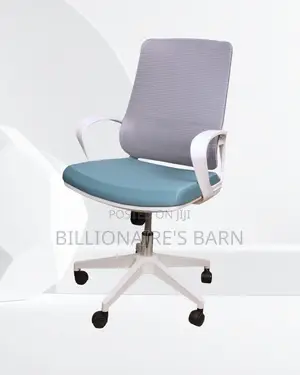 Space-Saving Plush White | Chair | Perfect for Home Office